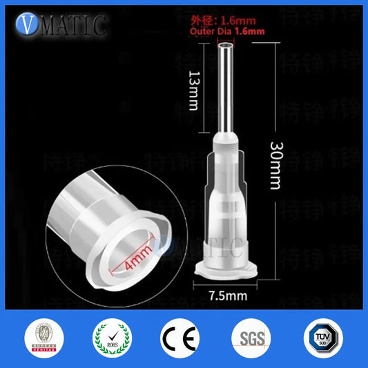 ‌100pcs 15G Dispensing Needles 1/2 Inch Luer Lock Blunt Tips for High Viscosity Adhesive & UV Resin Application
