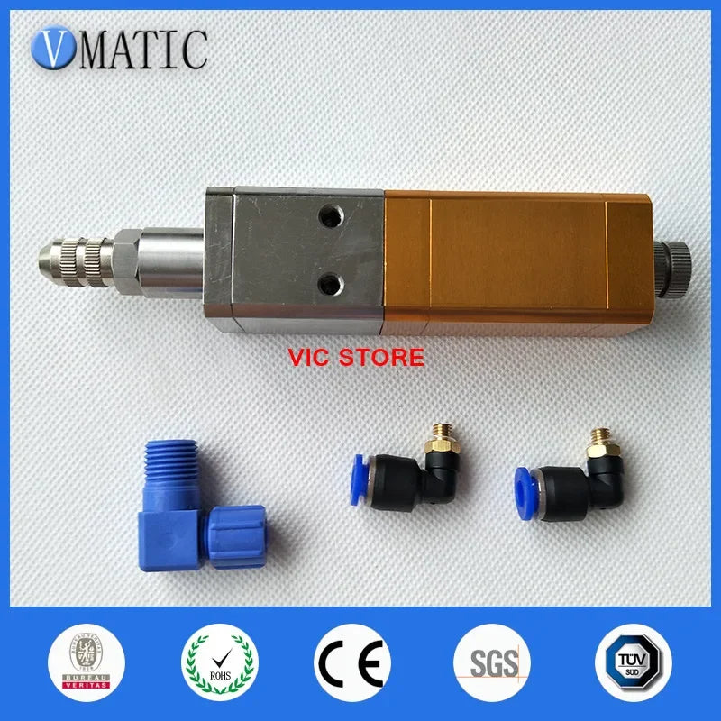 Free Shipping Pneumatic Single Glue Liquid Suck Back Dispensing Cylinder Valve Glue Dispense Nozzle Dispenser Controller Gun