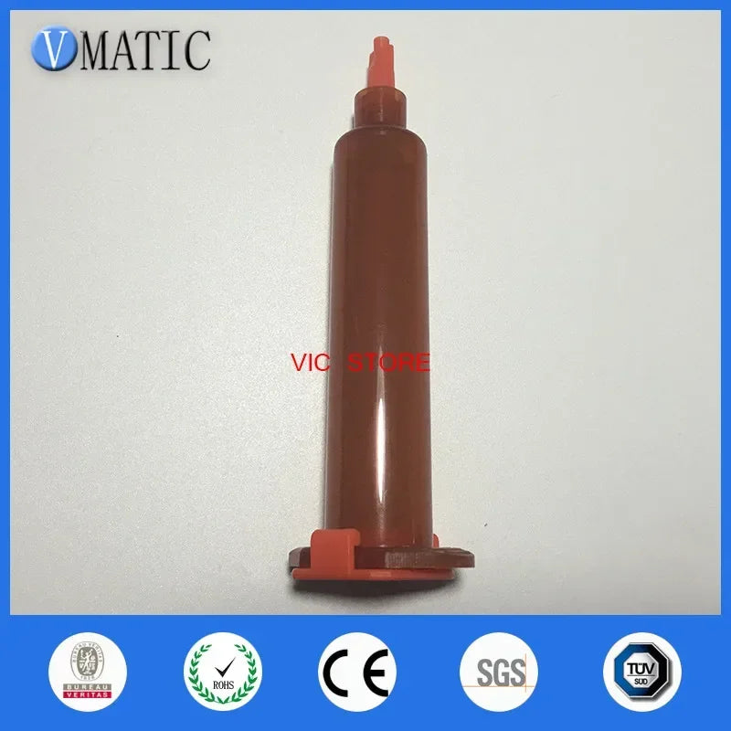 Free Shipping US Typle Dispensing UV Syringe Barrel/ Industrial Syringe 10cc Amber Syringe Barrel