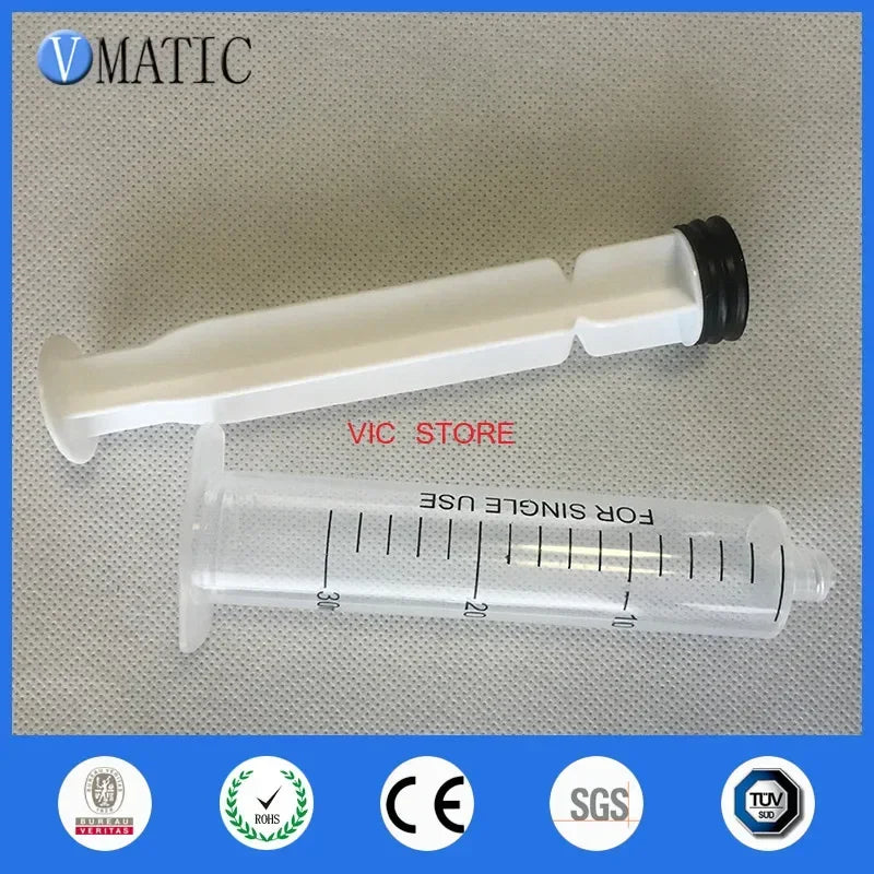 Free Shipping Non Sterilized High Recommendation 30ml/30cc Luer Lock Plastic Syringe