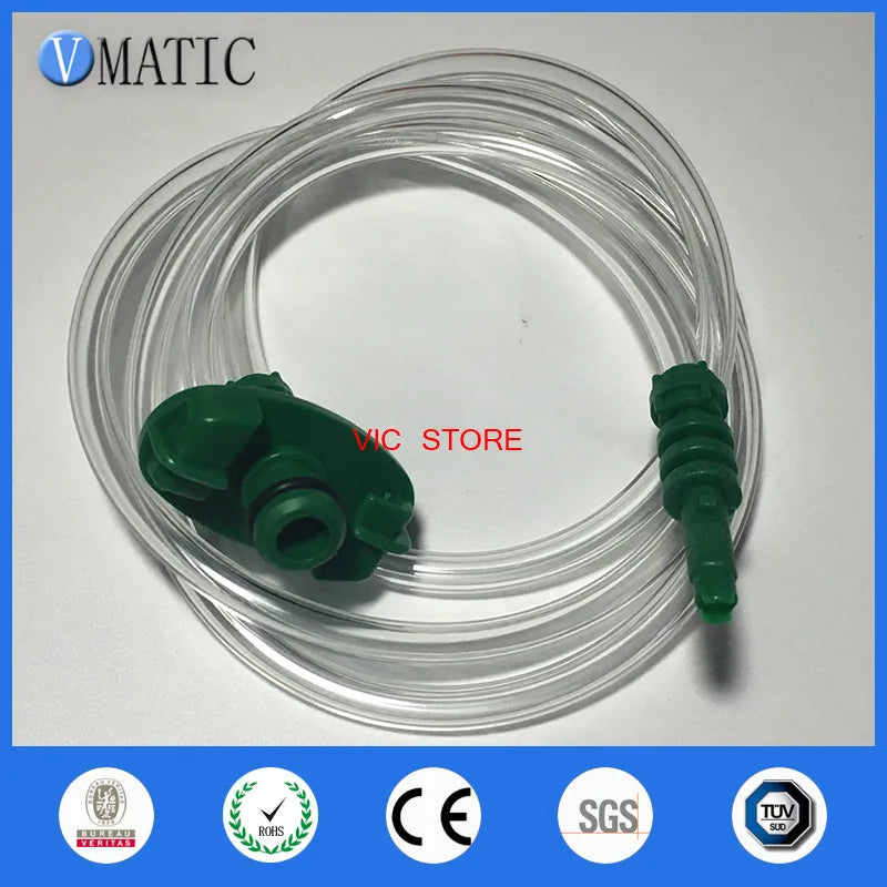 High Quality EFD 5 Sets 5cc 5ml Green Color Syringe Valve Robot Barrel Adapter With Syringe Dispensing Needle Tip