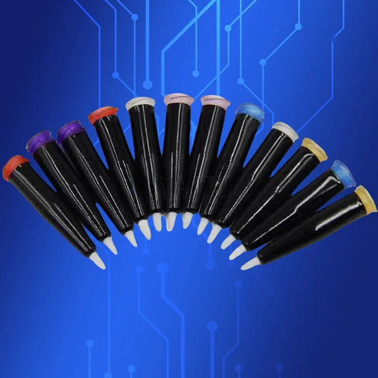 Free Shipping 10pcs 20G-27G Sharp Liquid Glue Dispensing Needle Brush Hard Brush