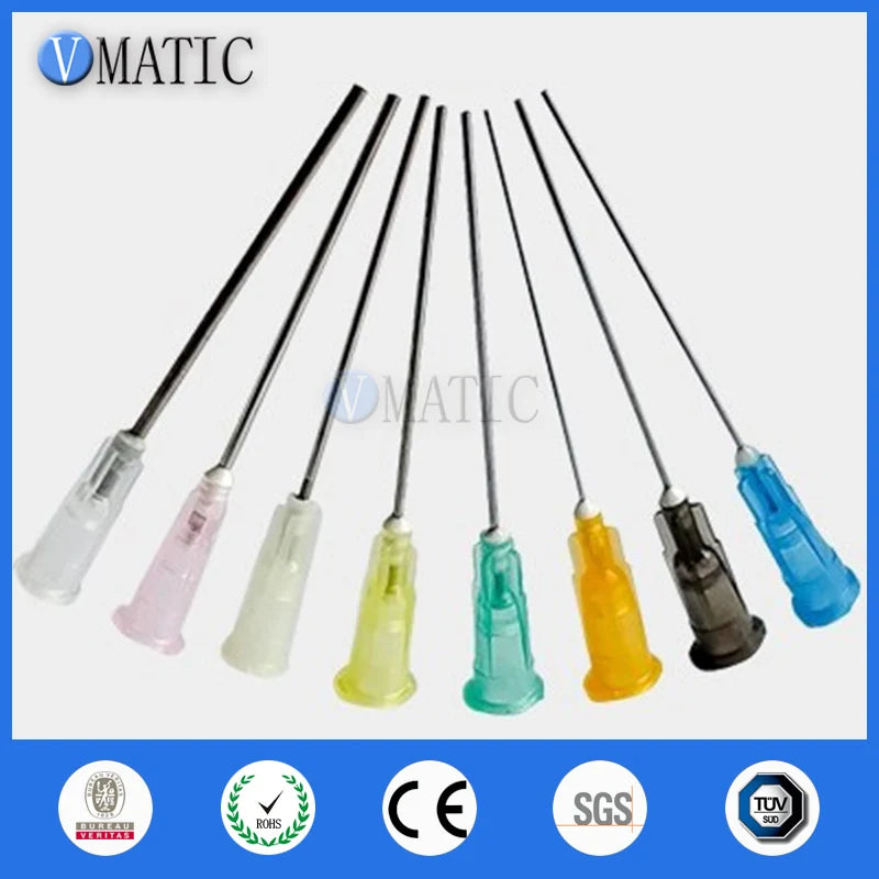 Free Shipping High Quality 100mm 10cm Tube Length Glue Fluid Adhesive Oil Ink Dispensing Blunt Needle
