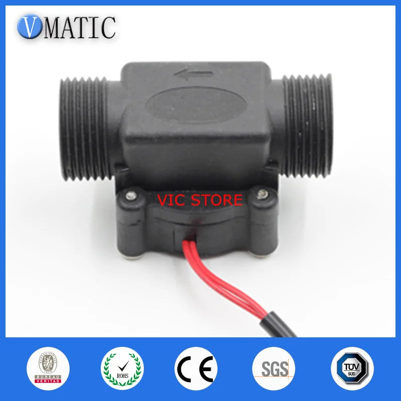High Quality VC678-1 Black Plastic Electronic Hot Automatic Sensor Toilet Flush Valve Toilets Magnetic Water Flow Switch
