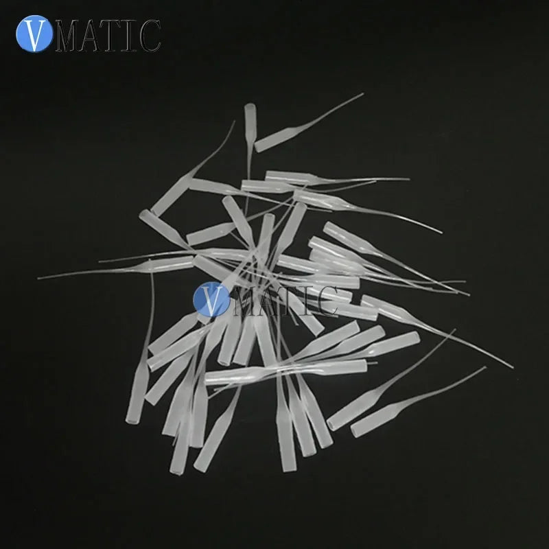 Free Shipping 100 Pcs Superfine Hose Glue Dropper Dispensing Needle Glue Dispenser Tube Nozzle