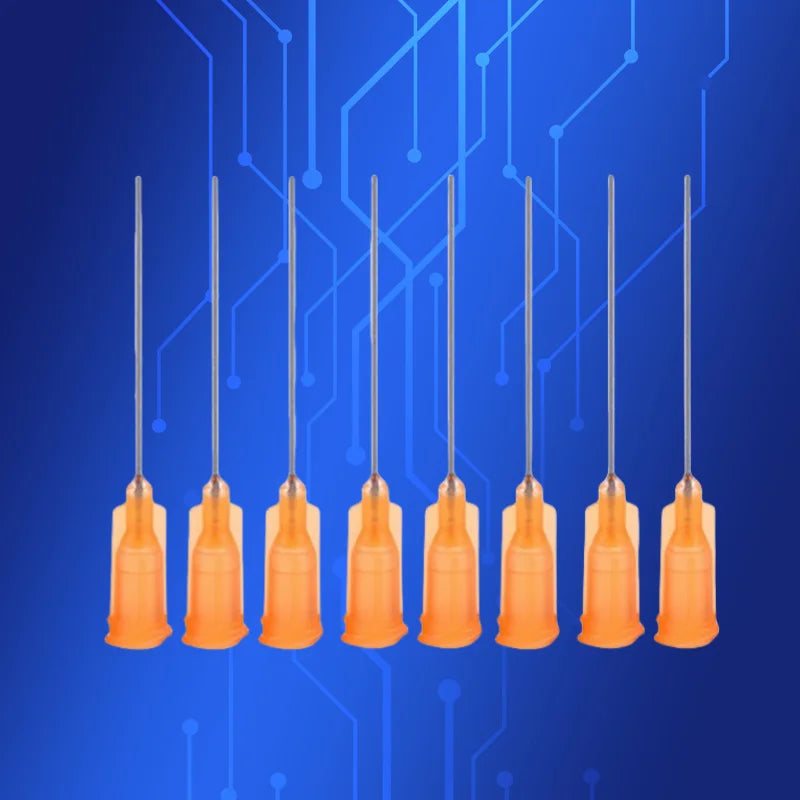 23G Industrial Dispensing Tips | 1.5" Luer Lock Needle Nozzles for Precision Adhesive (100pcs)
