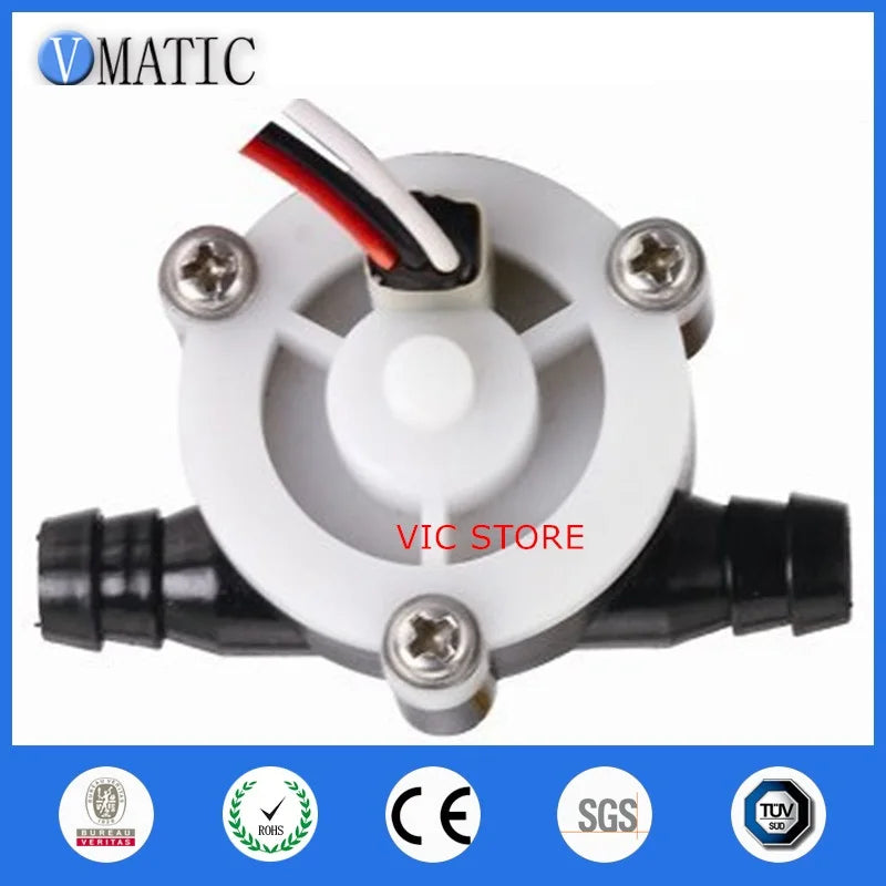 High Quality VCA68-1 Min Hall Sensor Water Flowmeter Price Plastic Magnetic Piezo Customised Liquid Flow Sensor