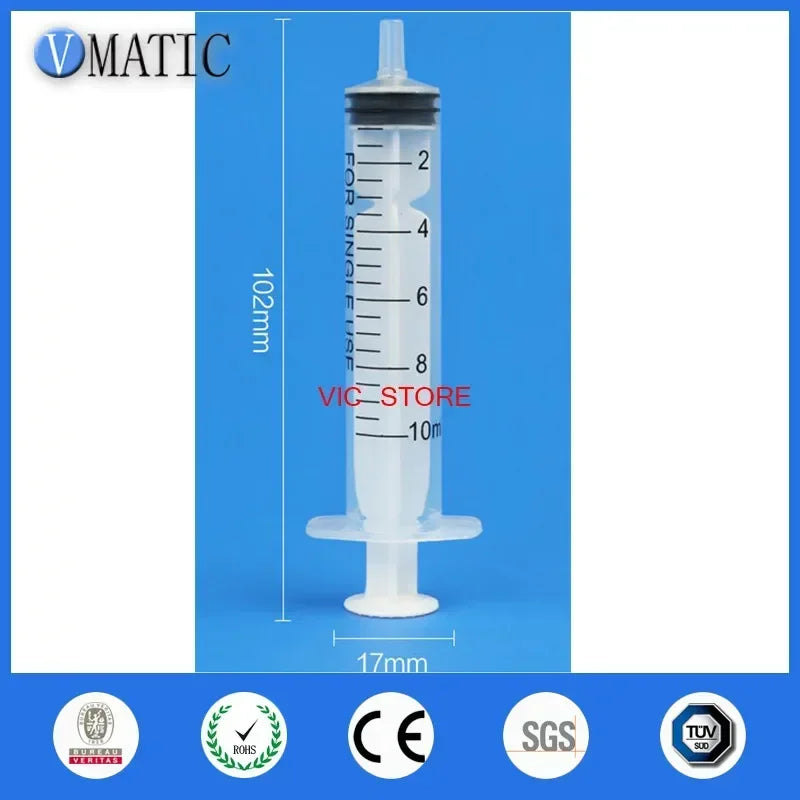 10ml Luer Lock Epoxy Syringe Kit ▶ 304SS Blunt Fill Needle（10cc/25G）🚚