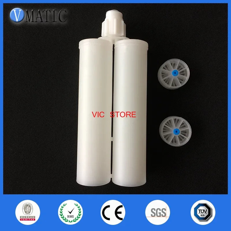 Free Shipping Quality Assurance Two Component Cartridge 1:1 For 400ml 400cc Plastic Dispensing Gun Cartridge