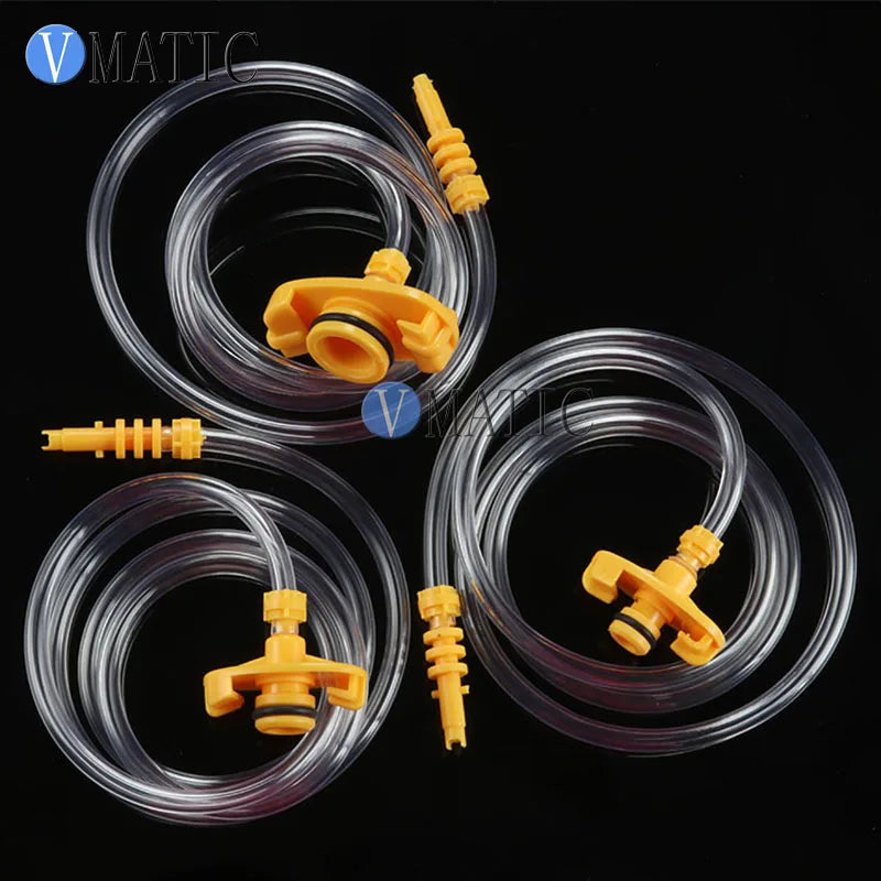 Free Shipping 5cc/10cc/30cc Glue Dispenser Syringe Barrel White Color Syringe Adapter (each size have 2set, totally 6 sets)