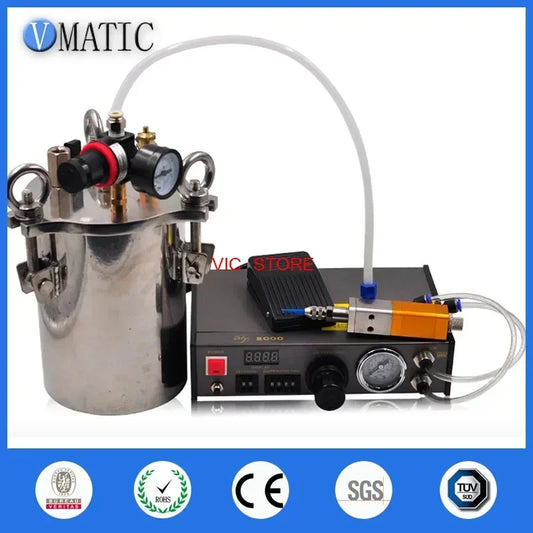 5L Liquid Dispensing System | Automatic Controller + Needle Valve ▶ SUS304 Pressure Vessel (0-100psi) ﻿