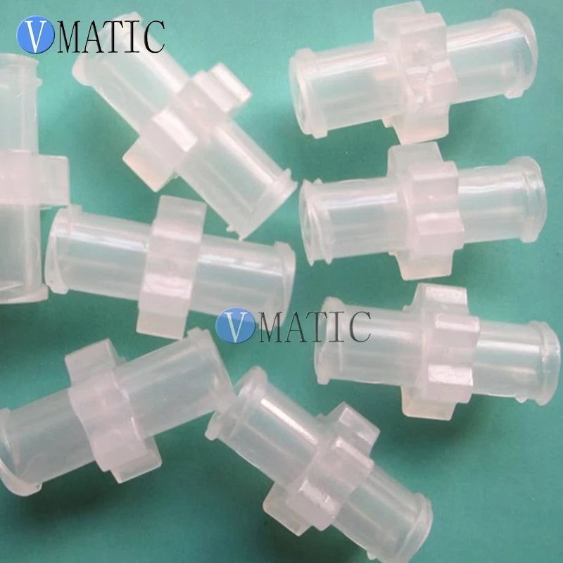 Luer Lock Connector 10PK | Female Polypropylene Tapered Coupler for Syringe/Fluid Transfer Systems