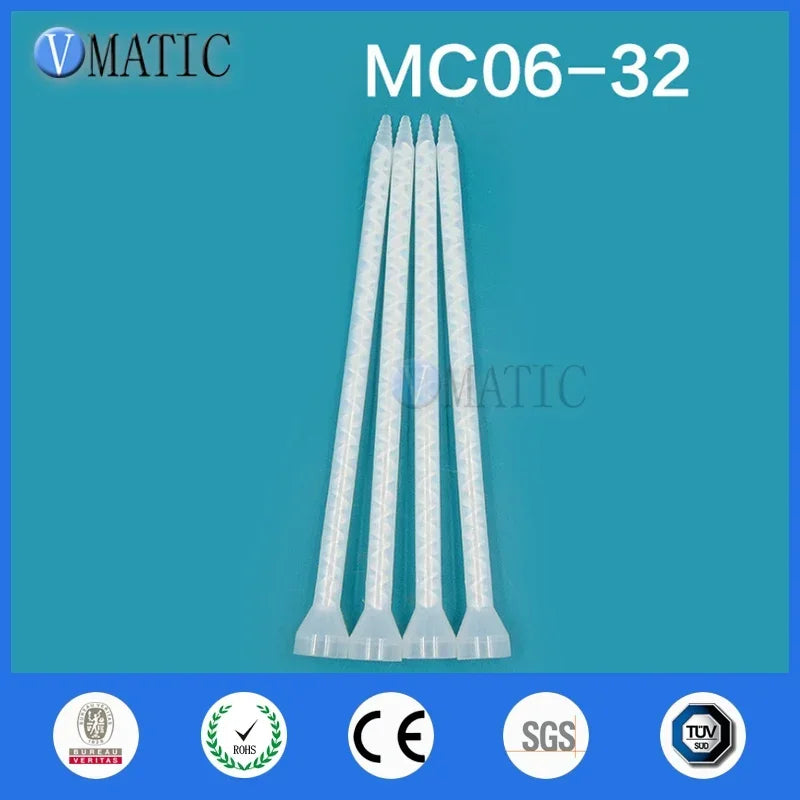 ‌MC06-32 Static Mixers 5PCS | Industrial Nozzle for Epoxy Resin (White Core) Fast Ship‌