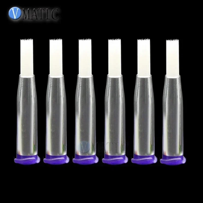 21G(0.72mm) x 4mm Bent Tip | EFD-Compatiable Soft Round Mouth with PTFE Coating for Silicone & UV Resin