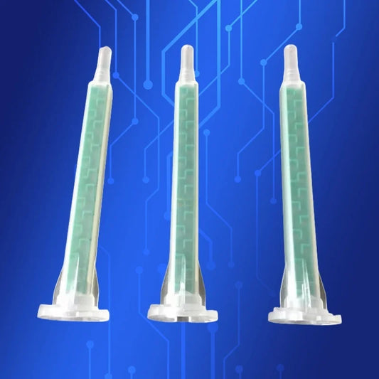 ‌F6-16 Static Mixer Nozzles 6-16mm | Stainless Steel Spiral Tips for Epoxy/AB Glue Dispensing (30pcs)‌