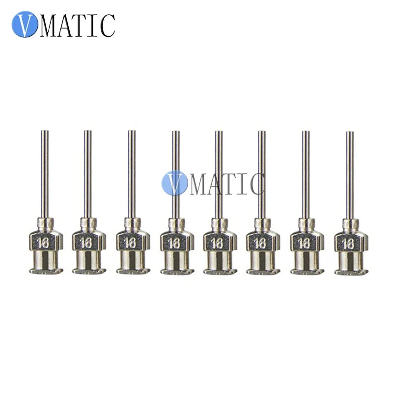 Free Shipping 12Pcs 1 Inch Tip Length 16G Blunt Stainless Steel Glue Dispensing Needles Syringe Needle Tips