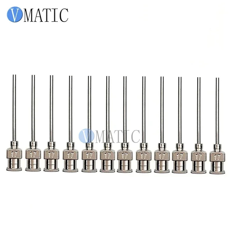 12×17G Industrial Dispenser Tips ▶ 25.4mm 316L SS（Ra 0.2μm Mirror）🚚