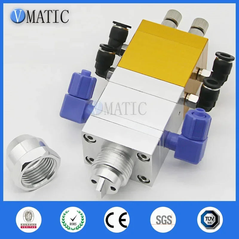 ‌Dual-Cartridge Glue Gun | Pneumatic/Manual Switchable for AB Adhesives Fast Ship‌