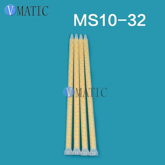 ‌Industrial Static Mixer MS10-32 | Dual-Cartridge Epoxy Nozzles (Yellow PTFE Core) Free Shipping‌