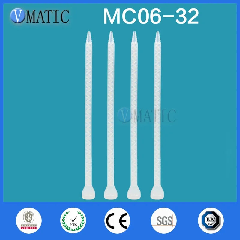 Free Shipping High Quality Resin Static Mixer MC06-32 Mixing Nozzles For Duo Pack Epoxies (White Core)