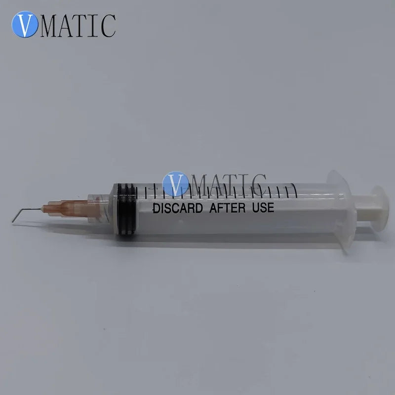 Free Shipping 100Pcs 26G 45 Degree Bent 0.5'' Angled Glue Dispensing Needle Tip 1/2 Inch