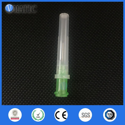 Free Shipping Non Sterilized 34G Luer Lock 0.5'' Tubing Length Glue Dispensing Needle 1/2 Inch With Cap