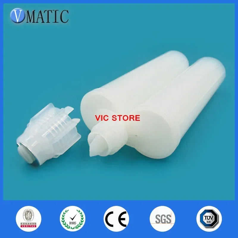 Free Shipping Ab Epoxy Gun Cartridge 200 Ml / Cc = 100: 100 Syringe 1: 1