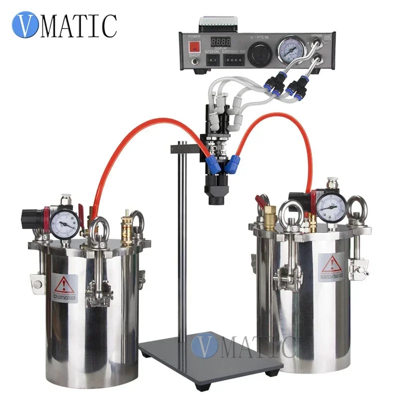 ‌Semi-Auto AB Dispenser | Doming System for LED LCD DIY with Mixing Valve & Nozzle Fast Ship‌