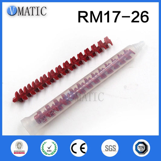 High Quality 5pcs Resin Static Mixer MR17-26 Mixing Nozzles for Duo Pack Epoxies