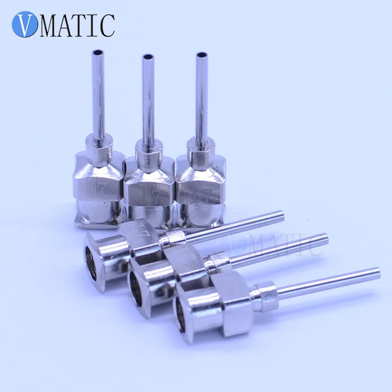 High Quality 0.5'' Length 17G All Metal Tips Blunt Stainless Steel 12Pcs Glue Dispensing Needles Syringe Needle Tips 1/2 Inch