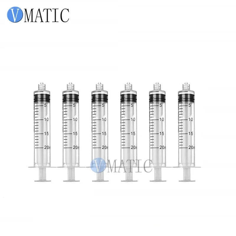 Free Shipping 10Pcs 20ml/20cc Luer Lock Glue Dispensing Syringe