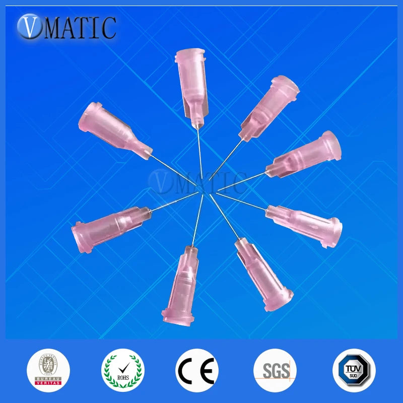 Free Shipping Non Sterilized 30G Te Premier Dispensing Needle 0.5" Tubing Length Luer Lock Blunt Dispense Needles Tips 1/2 Inch
