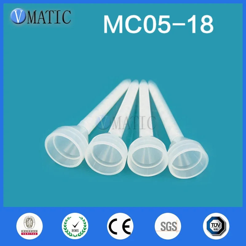 Free Shipping Resin Static Mixer MC05-18 Mixing Nozzles For Duo Pack Epoxies (White Core)