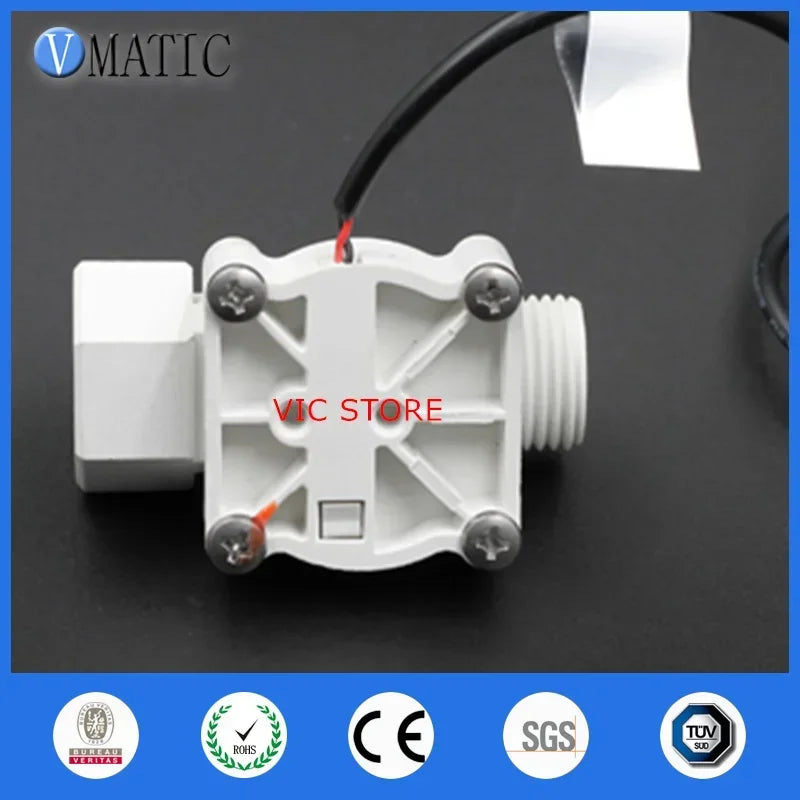 High Quality 10Pcs VC668-B White Color Automatic Plastic Magnetic Oil Signal Electronic Water Flow Switch Sensor