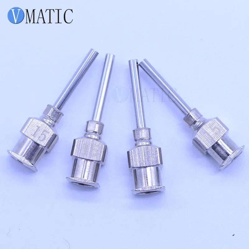 Free Shipping 12Pcs 1/2'' Inch 15G Stainless Steel Exhaust Needle Tips