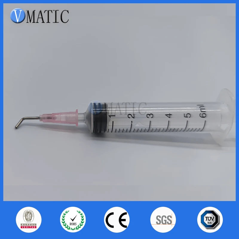 Free Shipping 100 Pieces 18G 45 Bent Degree 0.5'' Glue Dispensing Needle Bayonet Type Needles 1/2 Inch