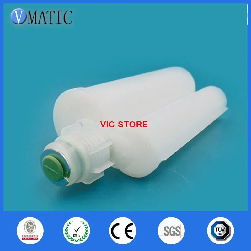 Free Shipping 200ml 200cc Dual Epoxy Cartridge 2:1 With Pistons