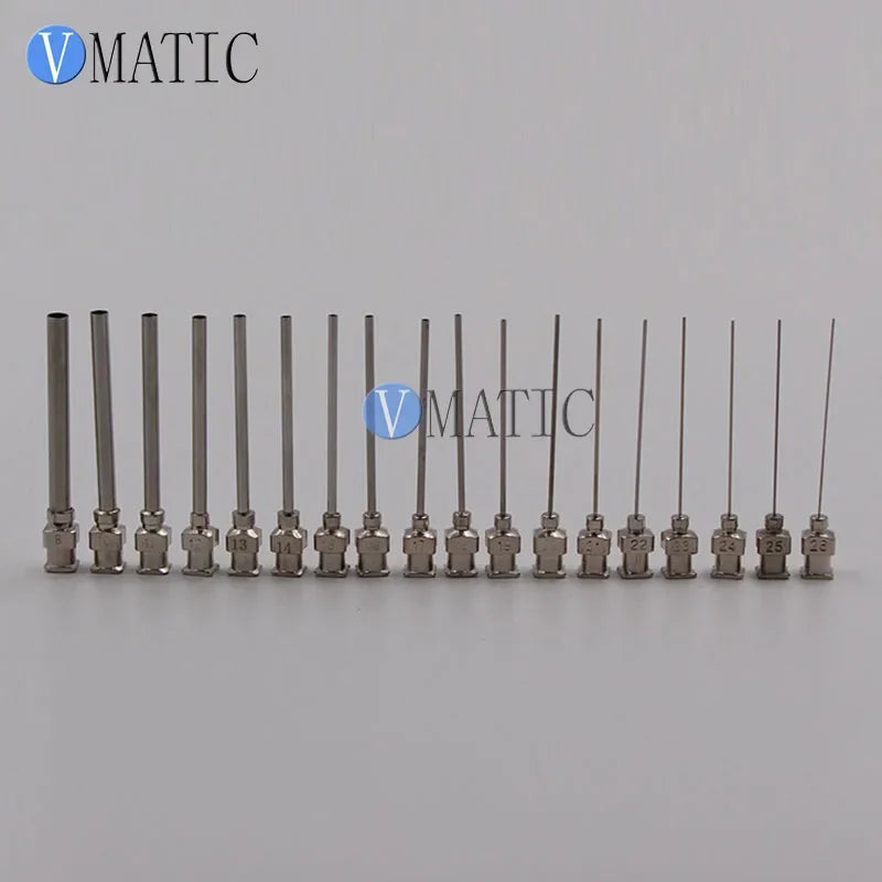 Free Shipping 12Pcs 12G 1.5'' Blunt Stainless Steel Dispensing Adhesive Glue Dispenser Syringe Needle 1-1/2 Inch