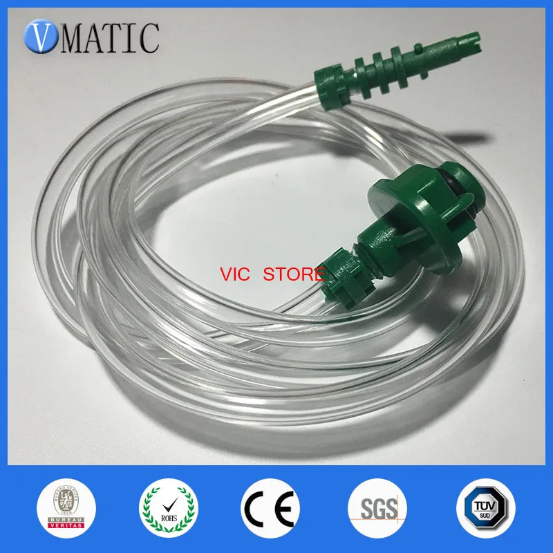 Free Shipping 5 sets EFD 55cc/ml Syringe Barrel Valve Robot Adapter With Syringe & Dispensing Needle Tip