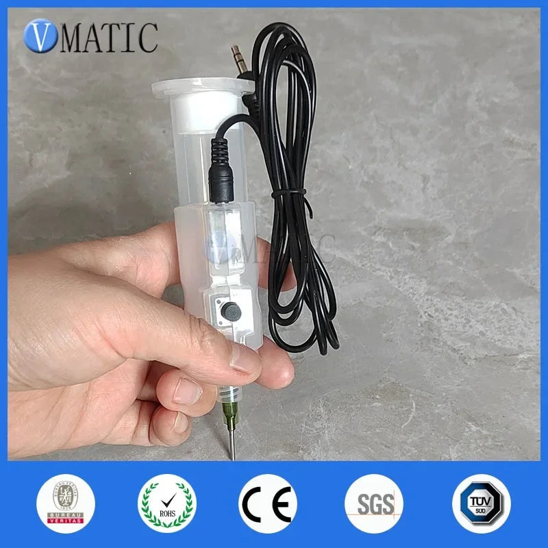 Free Shipping Precision 30/55cc Dispensing Syringe with Integrated Switch For Controller Machine