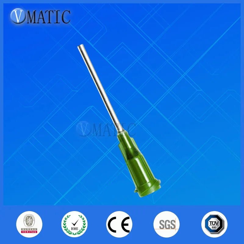 ‌14G Industrial Dispensing Needles 100PCS | Stainless Steel Tips with Safety Lock Hub for SMT Free Shipping‌ ﻿