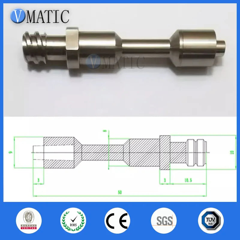 Free Shipping Customized Extended High Precision ASM M3 Glue Dispensing Stainless Steel Tapered Needle Tip