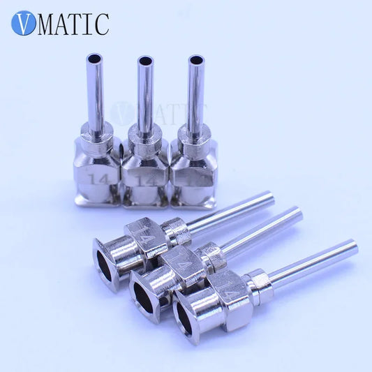 Free Shipping 12Pcs 0.5'' Tip Length 14G Stainless Steel Glue Needles 1/2 Inch