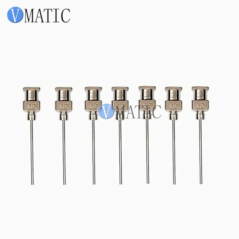 Free Shipping Super Quality 12 Pcs 1 Inch Tip Length 20G Blunt Stainless Steel Dispensing Needles