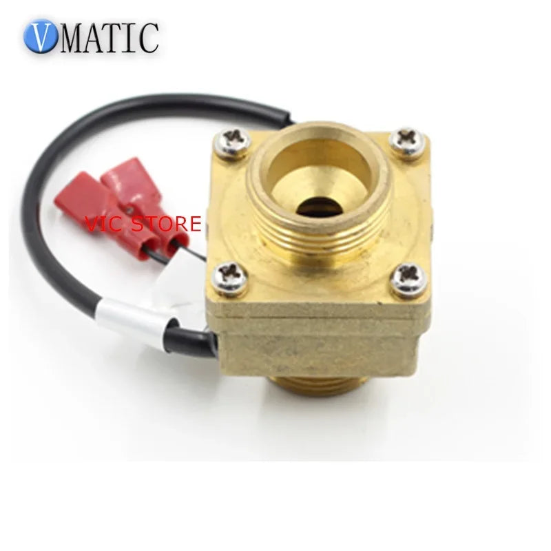 Free Shipping Electronic Water Urinal Flush Sensor VC4050 Male Thread Brass Magnetic Flow Switch