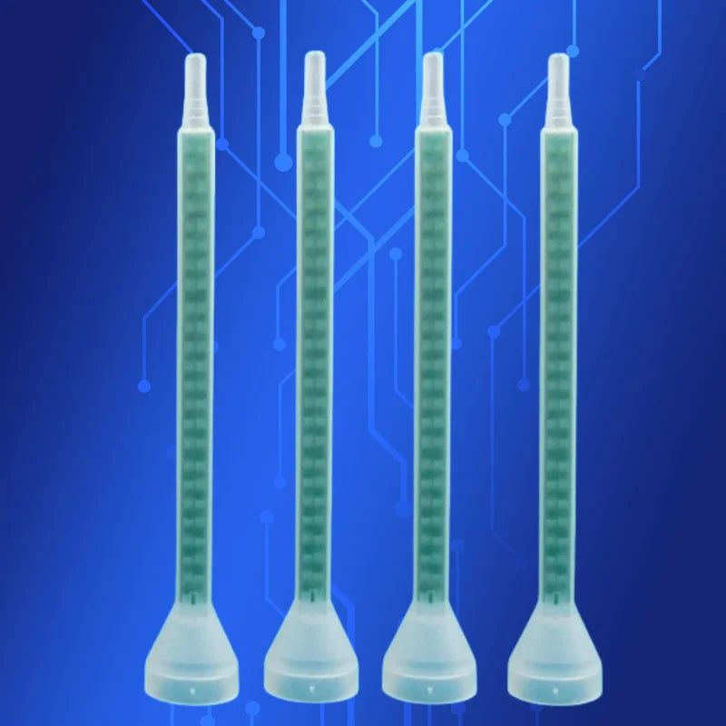 ‌Industrial Static Mixer Nozzles FMC06-24 | 5PCS Eng-Resin Round Tip for Epoxy/Silicone Anti-Clog Design Free Shipping‌