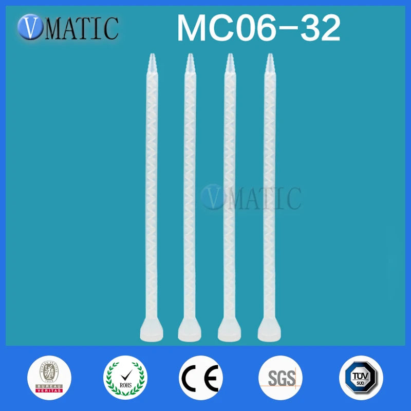 2023 High Quality Resin Static Mixer MC06-32 Mixing Nozzles For Duo Pack Epoxies (White Core)