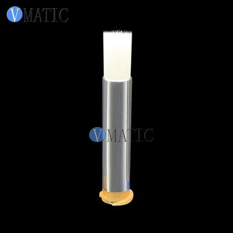 Free Shipping 25G 6mm Brush Tip Needle Double Screw Thread Needles EFD Soft Brush Needle Round Mouth Dispensing Needle