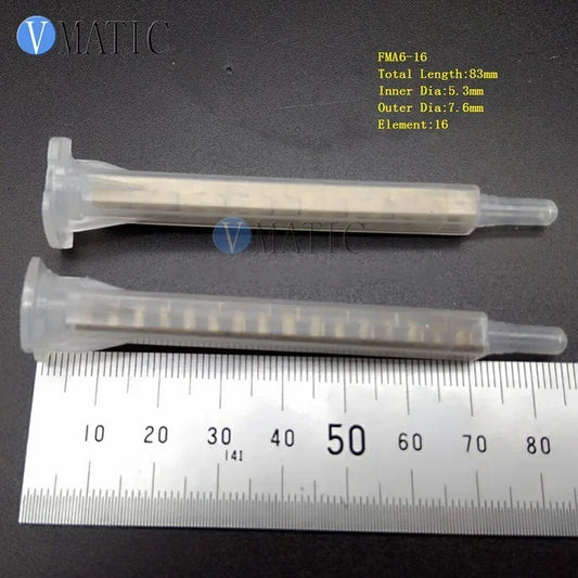 ‌30Pcs FMF6-16 Gold Static Mixers | Dual-Cure Epoxy Nozzles for Auto/Electronics Free Shipping‌