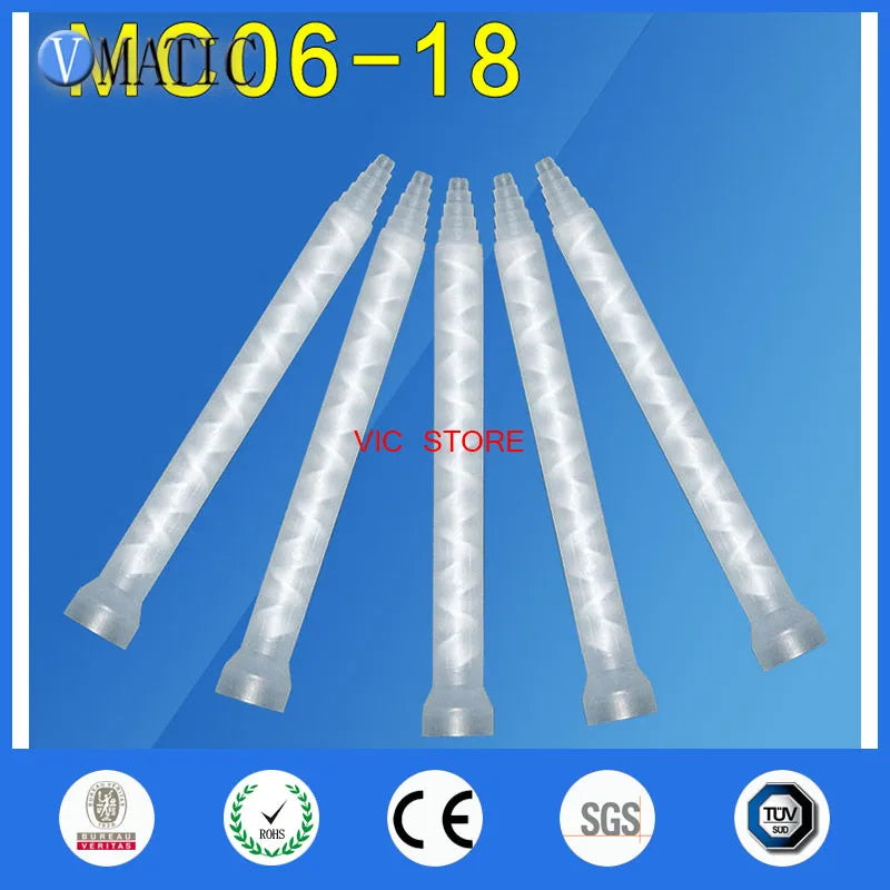 Free Shipping Resin Static Mixer MC06-18 Mixing Nozzles For Duo Pack Epoxies